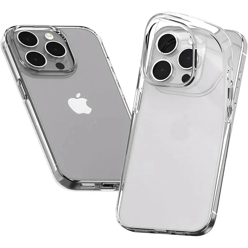 📱 Coque Silicone Transparente Ultra-Fine – Protection Élégante & Discrète