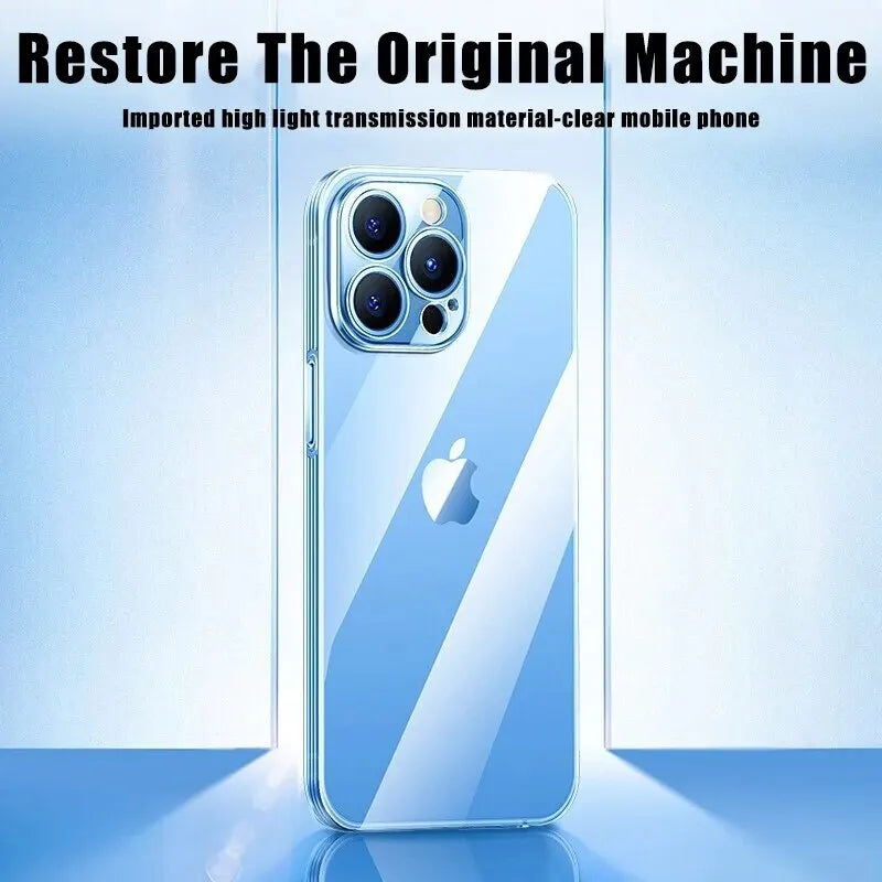 📱 Coque Silicone Transparente Ultra-Fine – Protection Élégante & Discrète