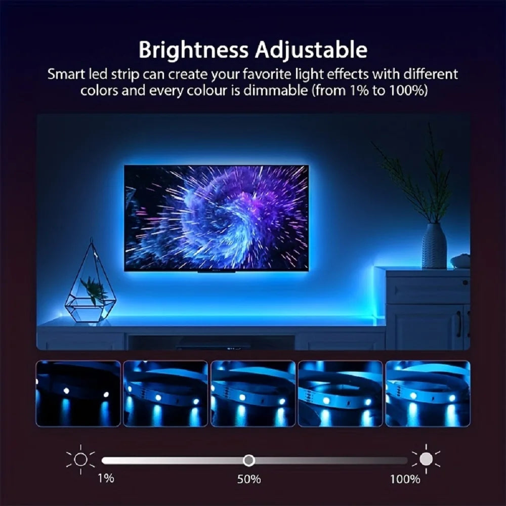 🌈 Bande LED RGB FRST – Ambiance Lumineuse avec Télécommande IR (5V)