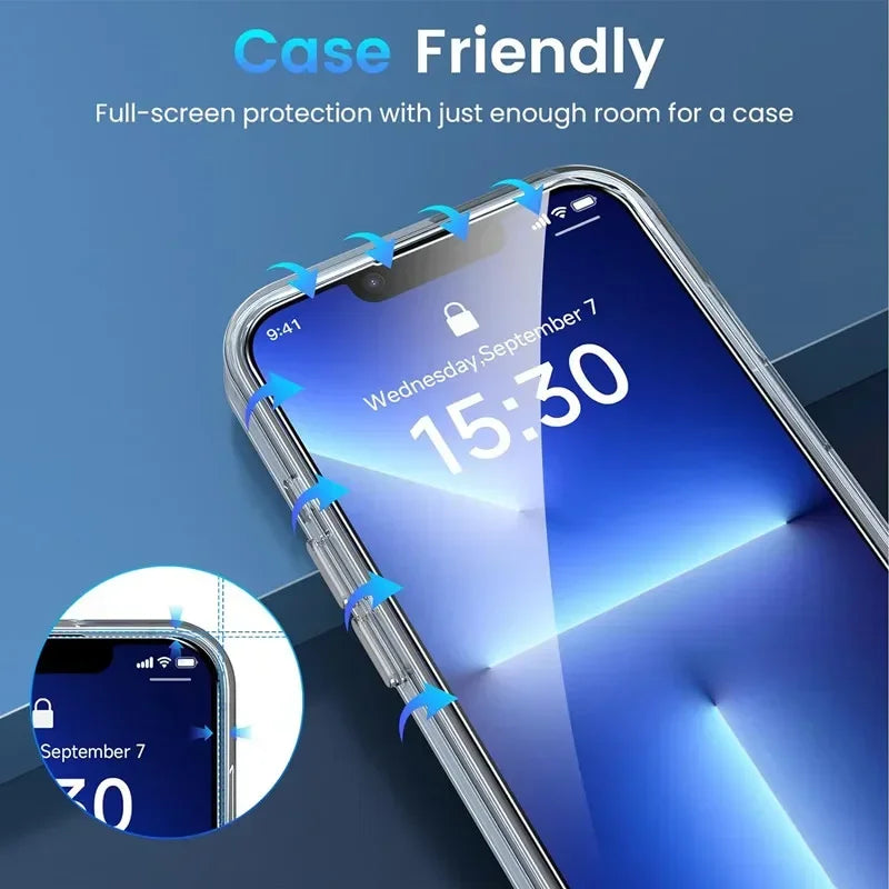 đĄïž 5x Film Protecteur en Verre TrempĂ© Arvin â CompatibilitĂ© iPhone 6 Ă iPhone 16 Pro Max
