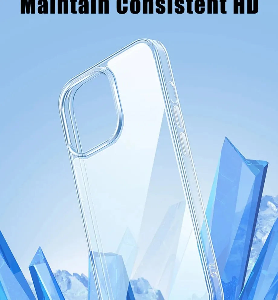 📱 Coque Silicone Transparente Ultra-Fine – Protection Élégante & Discrète