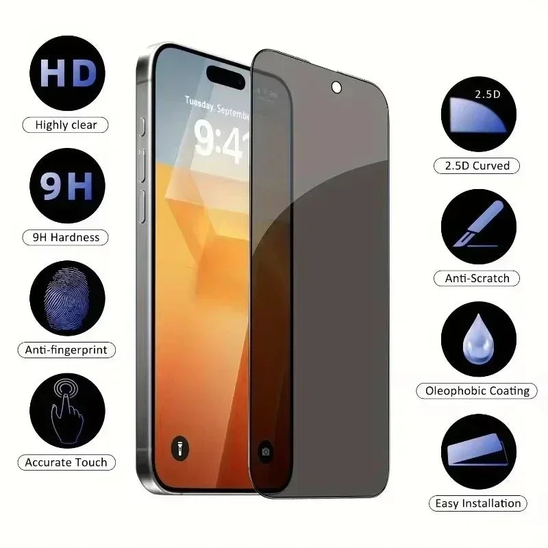 đĄïž Film Protecteur dâĂcran Anti-Espion DIXSG â Verre TrempĂ© Haute Protection